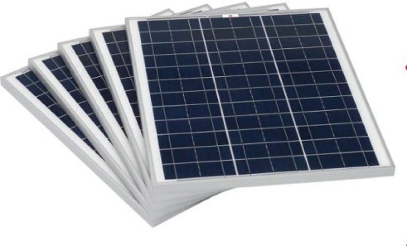 Servotech 60W Poly Panel Cells- 36 Solar Panel Maintenance Free | Best Quality (2 Unit) Solar Panel