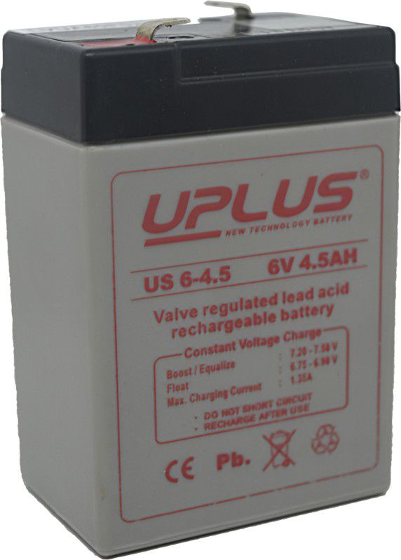 UPLUS 6 VOLT 4.5 AH BATTERY AGM Solar Battery  (6 V)