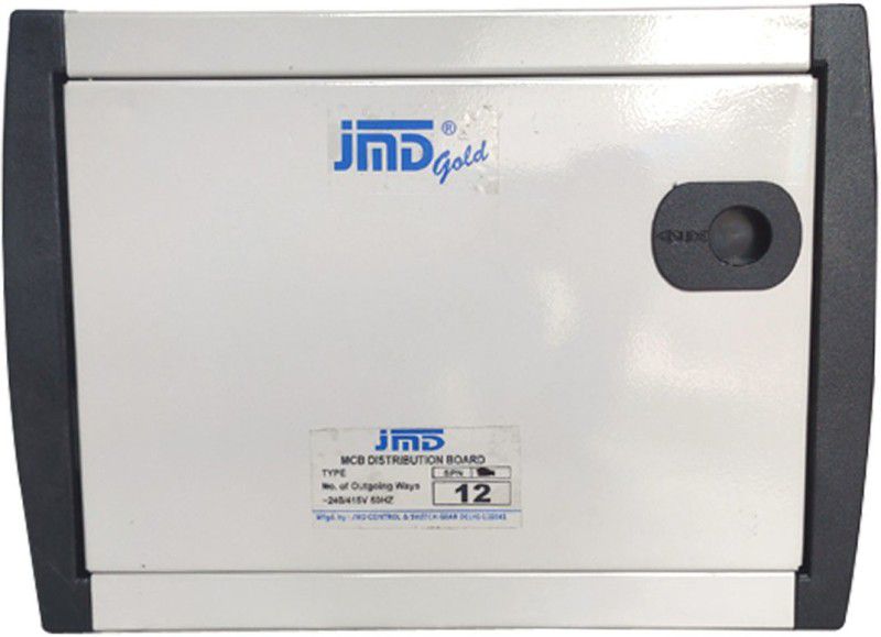 jmD Gold Db Spn 12 Way Mcb & Rccb Double Door With Dust and Rust Protection Distribution Board