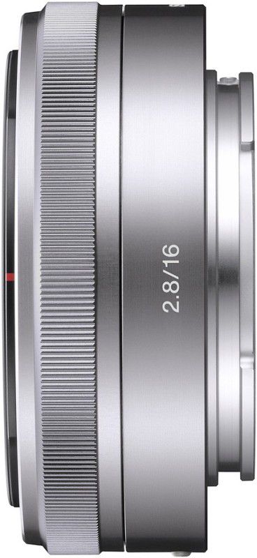 SONY SEL16F28 Wide-angle Prime Lens  (Silver, 50 mm)