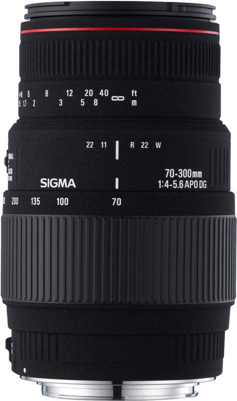 SIGMA 70 - 300 mm F4-5.6 APO DG Macro Motorized for Sony Digtital SLR Telephoto Zoom Lens  (Black, 70 - 200 mm)