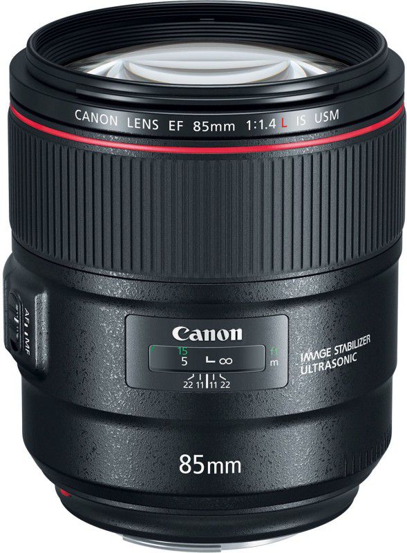 Canon EF 85mm f/1.4L IS Standard Prime Lens  (Black, 85MM mm)