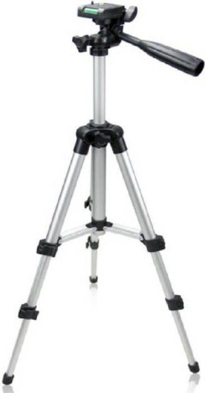 OLECTRA Premium Series Absolute lite Weight 3110 Tripod for mobile and camera Tripod Kit Tripod Kit  (Black, Supports Up to 1000 g)