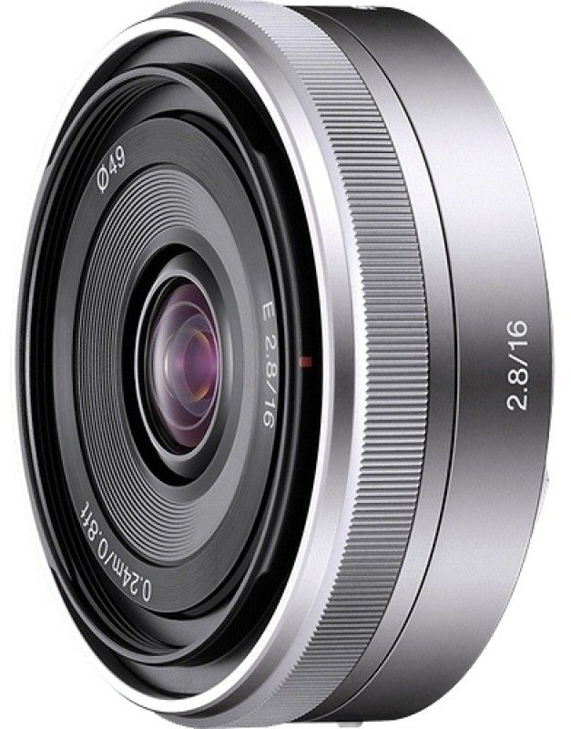 SONY SEL16F28 Interchangeable Alpha E-mount 16 mm F2.8 Wide-angle Prime Lens  (Black)