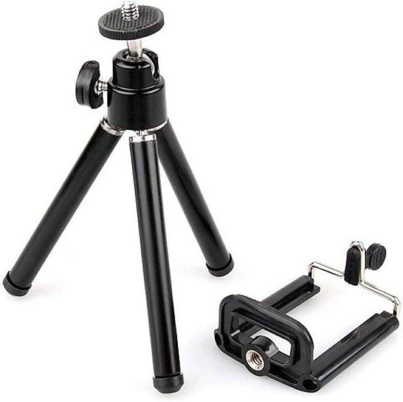 FU4 360 adjustable mini samartphone , digital camera, travel tripod Tripod, Monopod (Black, Supports Up to 500 g) Tripod  (Black, Supports Up to 500 g)