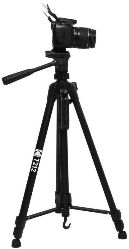 KODAK T212 160cm Three Section Support Tripod  (Black, Supports Up to 3500 g)