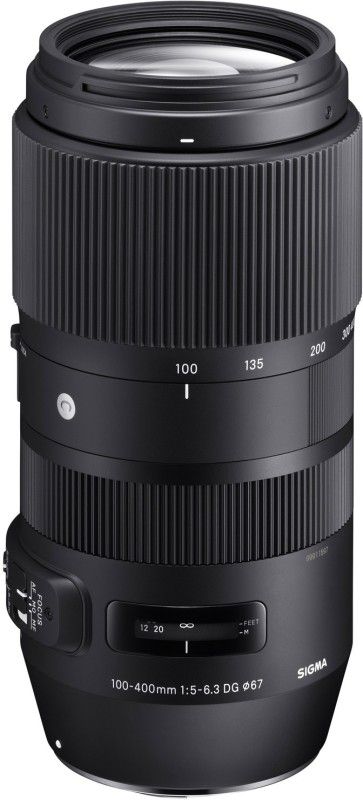 SIGMA 100-400mm F5-6.3 DG OS HSM Contemporary Telephoto Zoom Lens  (Black, 30-110 mm)