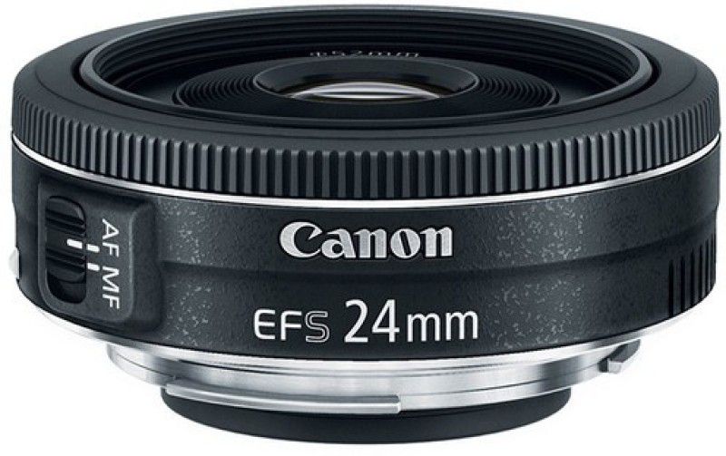 Canon EF-S 24 mm f/2.8 STM Wide-angle Prime Lens  (Black)