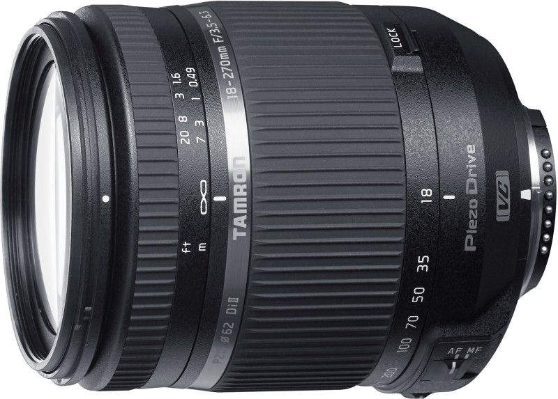 Tamron 18-270mm F/3.5-6.3 DiII VC PZD for Nikon DSLR Camera Standard Zoom Lens  (Black, 18 - 270 mm)