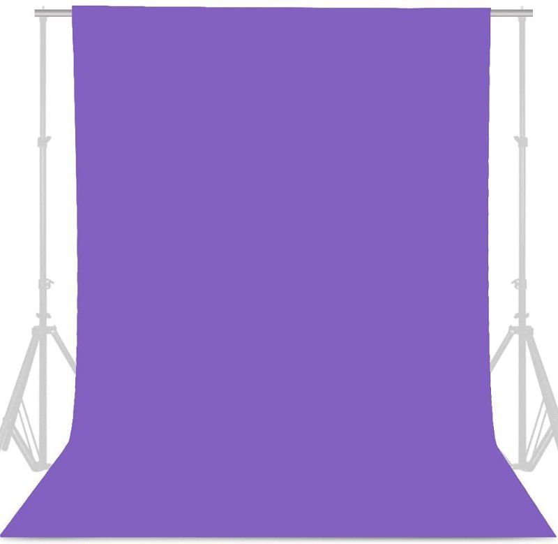 Cam cart 6x9Ft Purple Polyster Lekera Photo Backdrop for Photoshoot Background for Photography Screen Video Recording Picture Background Reflector ( Stand Not Included ) Reflector