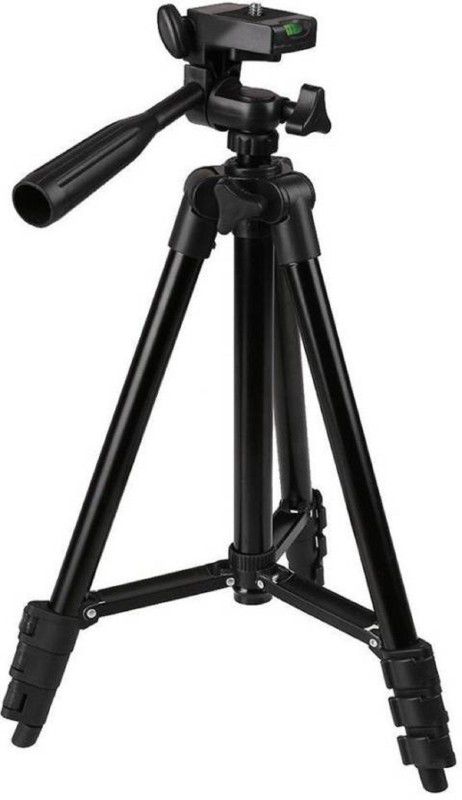 CALLIE 3120 For Camera + Mobile Clip Holder] Fully Flexible Mount Cum Tripod Monopod  (Black, Supports Up to 2 g)