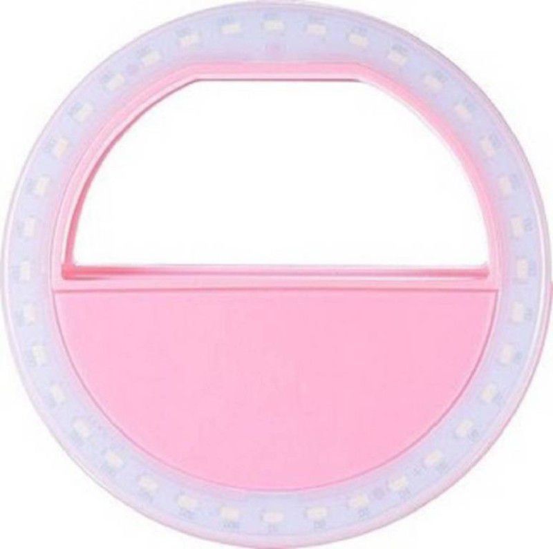 Vacottadesign 2 inch ring Selfie Flash  (Adjustable Brightness Pink)