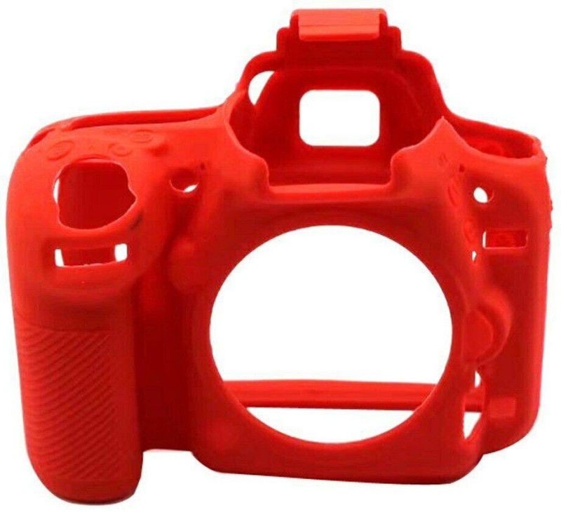 Lamkoti D7100 camera silicone protective body camera cover for nikon D7100 camera Camera Bag  (Red)