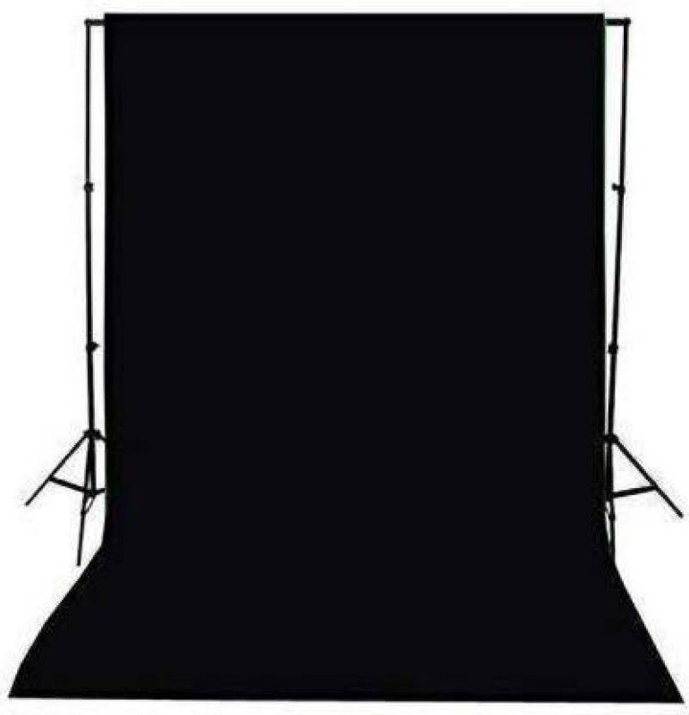 GINNI Black Backdrop 8 X 10 Feet Lycra Cloth Background For VFX Editing Reflector