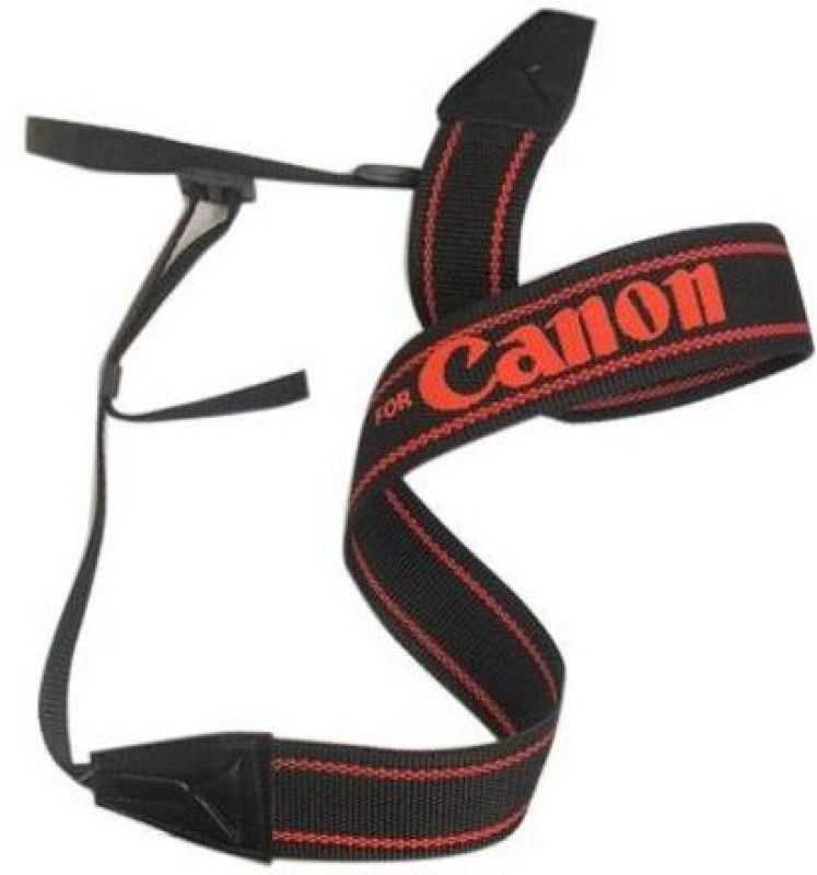 Digiom DSLR Camera Belt/Strap 1.5 Inches for Canon DSLR Camera Strap Shoulder Belt Strap  (Black, Red)