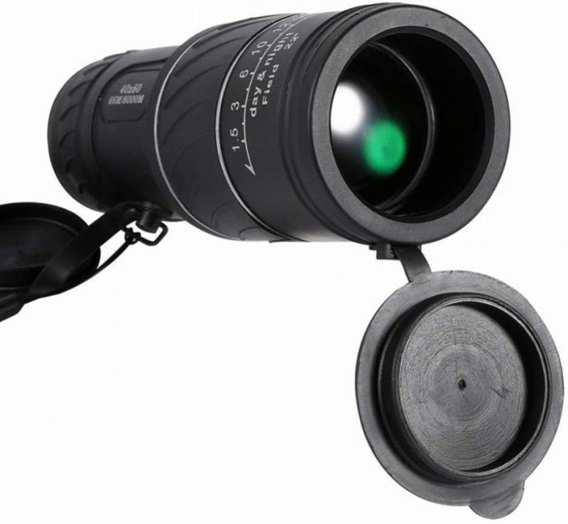 Iktu 40x60 Monocular Dual Focus Optics Zoom Bird Watching Wildlife Camping Monocular  (40 mm , Black)