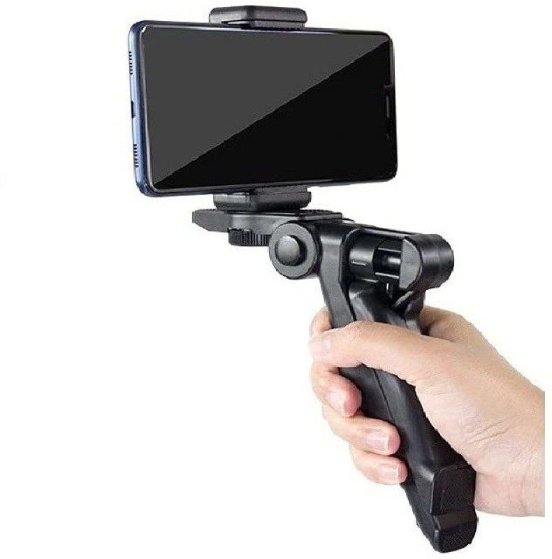 GLWO Mobile Holder Pistol Tripod Camera Mobile Stand for Video Shooting, Gimbal Single Gimbal for Mobile  (500)
