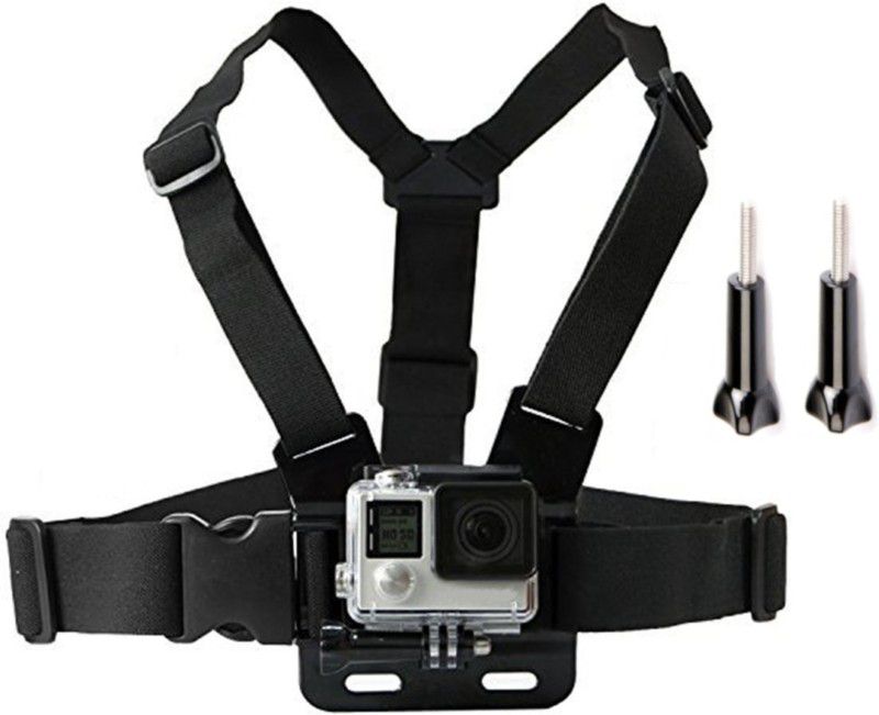 quikprof GoPro Adjustable Chest Strap Mount Body Belt Harness for Gopro Hero Strap  (Black)