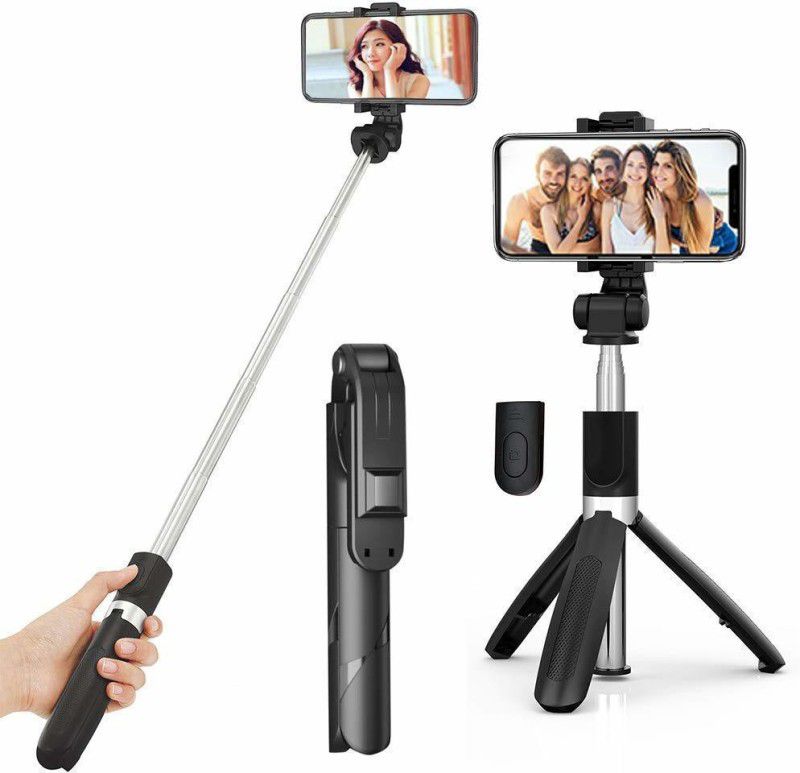 MECKWELL VLOG, VIDEOSHOOT, REELS TRIPOD WITH MIC COMBO 3 Axis Gimbal for Camera, Mobile  (400 Gm)