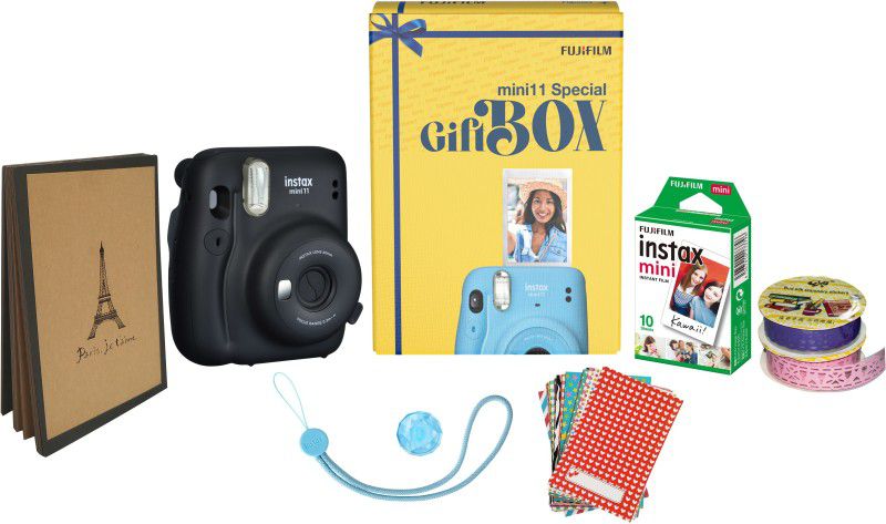 FUJIFILM Instax Mini 11 Special Gift Box Instant Camera  (Grey)