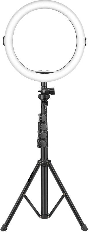UDHIKARMAN 10 inch ring Selfie Flash With Tripod  (Adjustable Brightness White)