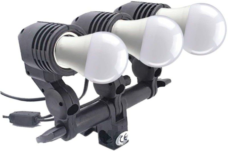Hiffin ® 20W Bulb Photography Studio Swivel 3 Lamp Bulb Holder E27 Socket Flash Swivel Camera Rig