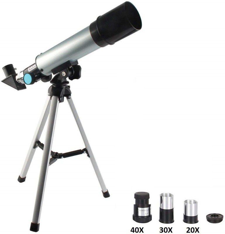 GR8INDIA Astronomical Telescope 40x Refractor & 360mm Focal Length Telescope for Children Refracting Telescope  (Manual Tracking)