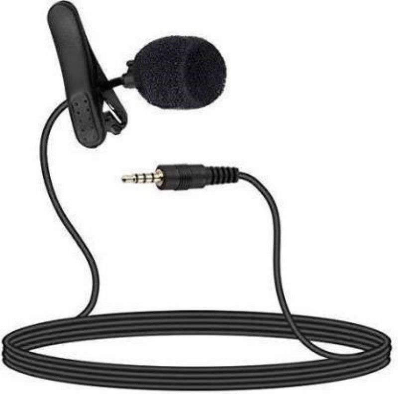 Real Brothers Collar Mic With 3.5 Mm Jack for Voice Recording | Singing | Vlogging | Youtubi Camera Microphone