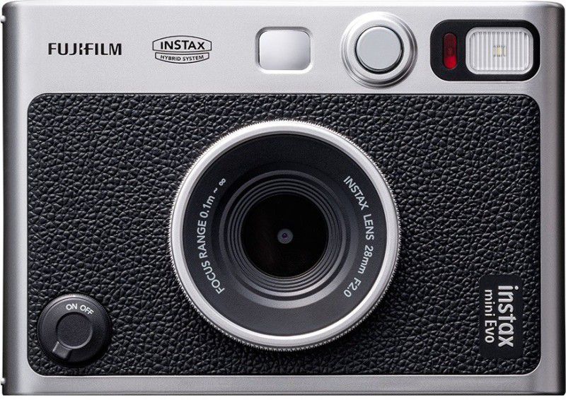FUJIFILM Instax Mini Evo Hybrid Camera Premium Edition Instant Camera  (Black, Silver)