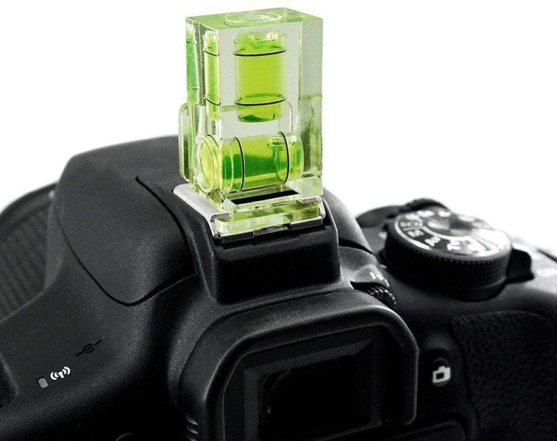 quikprof Double Axis Bubble Level for Canon Nikon & Standard Hotshoe Camera Flash Shoe Adapter
