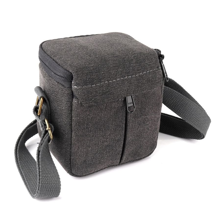 Yfashion Fashion Canvas Single Shoulder Bag Waterproof Bag Retro Camera Bag