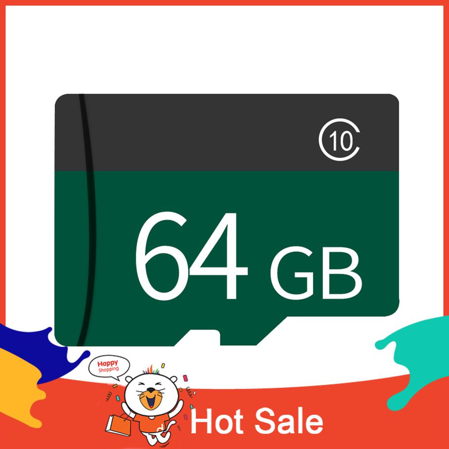 8G/16G/32G/64G/128G TF Memory Card Portable C10 High-speed ABS Micro-SD Storage Card for Mobile Phone
