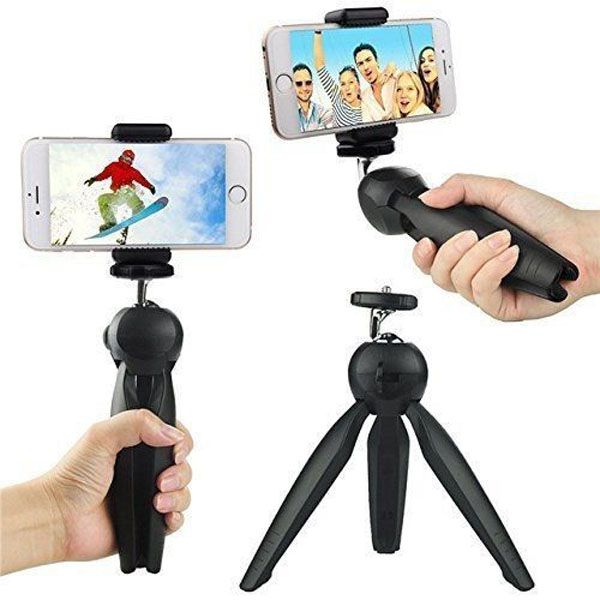 Tripod Flexible Tripod stand With Phone Holder Clip - YT-228 - Tripod For Mobile