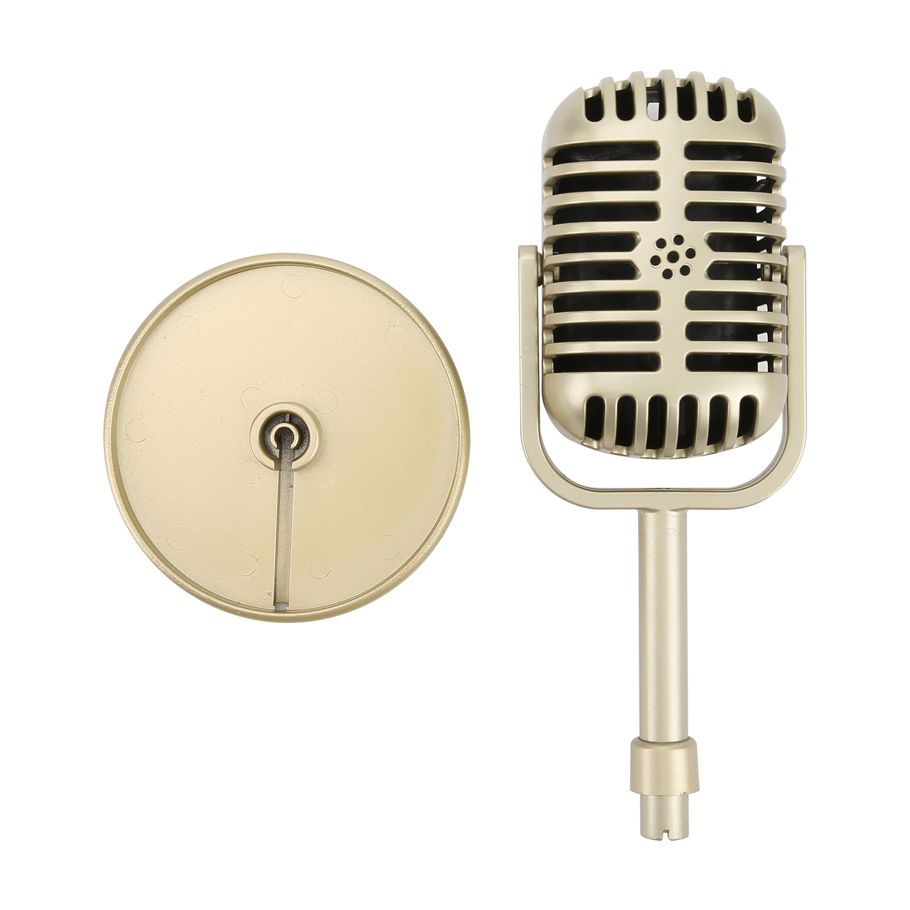 Prop Microphone Karaoke Mic Light Plastic Durable for Photography Props Gifts Decoration