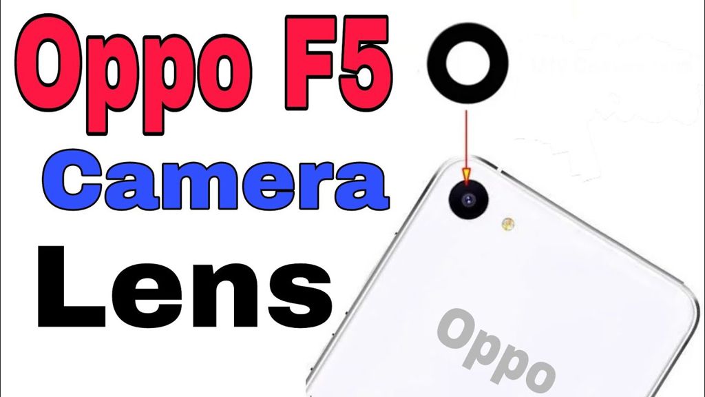 For Oppo F5 camera main glass lens Rear Facing Camera Glass Lens Replacement