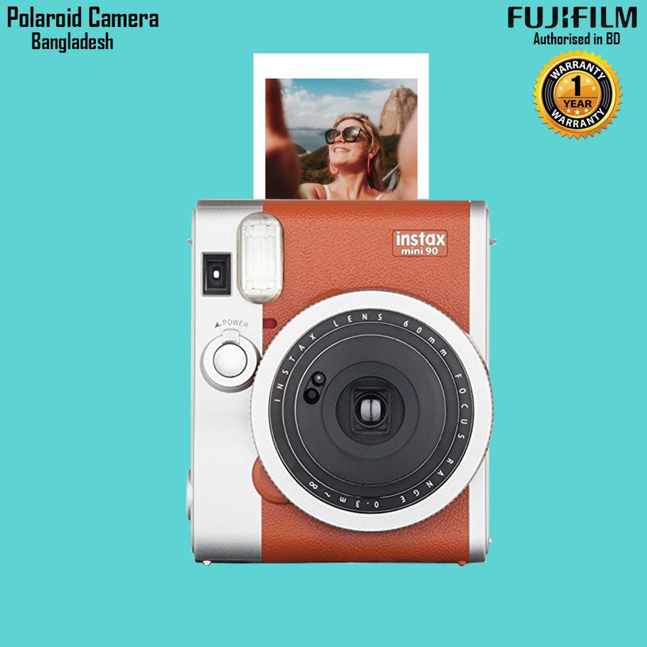Instax Mini 90 Nc  brown Polaroid Instant Camera