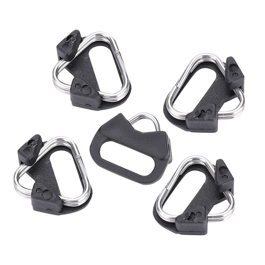 5X Replacement Split Ring Camera Strap Triangle Rings Hook fr Accessory B