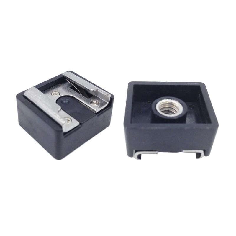 2Pcs Flash Hot Shoe Mount Adapter To 1/4 Inch Thread For Studio Light Stand Tripod
