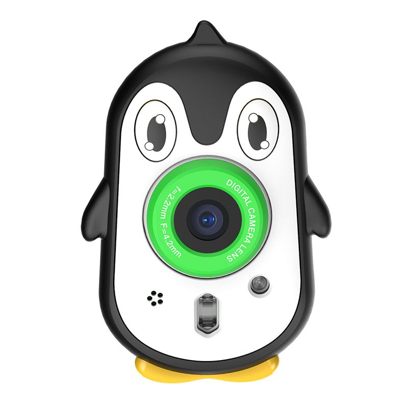 Penguin Children Camera Digital Camera Kids Waterproof 4K Video Camera Camcorder 2.4inch Screen Christmas Gifts Good effect and easy to use