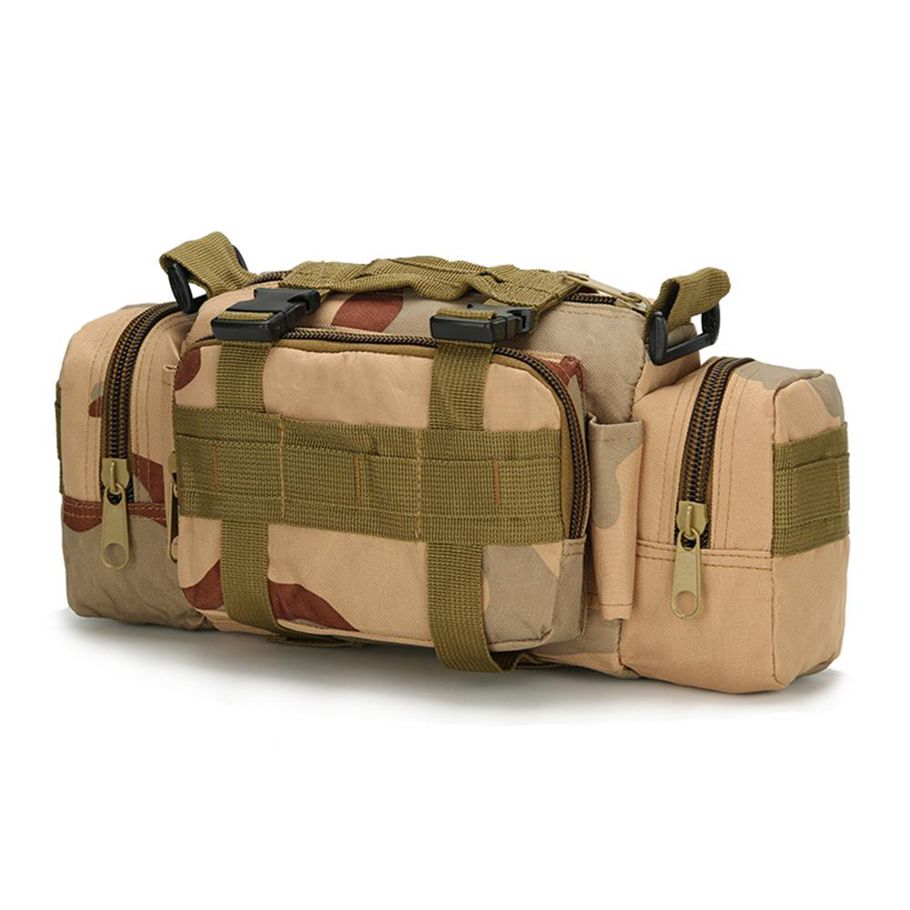 6L Multifunctional Tactical Waist Bag Molle Pack Military Rucksack for Hiking Camping Trekking