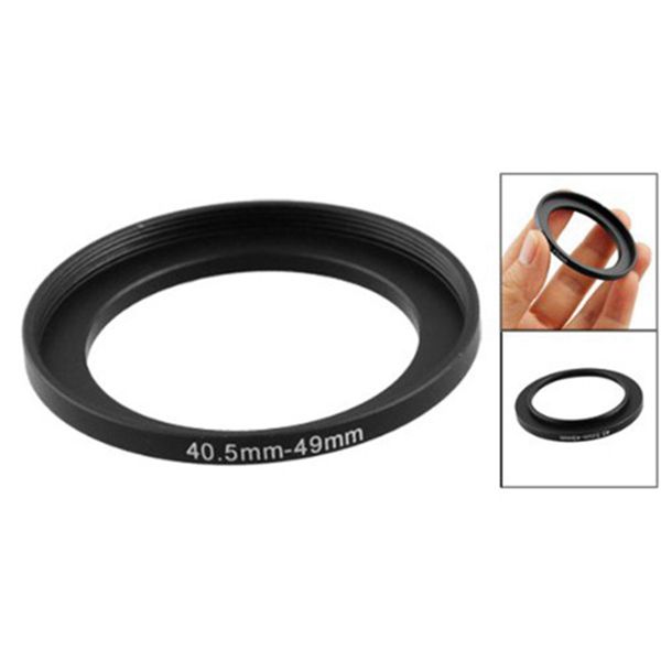 2Pcs Replacement Camera Metal Filter Step Up Ring Adapter - 40.5Mm-49Mm & 46Mm-49Mm