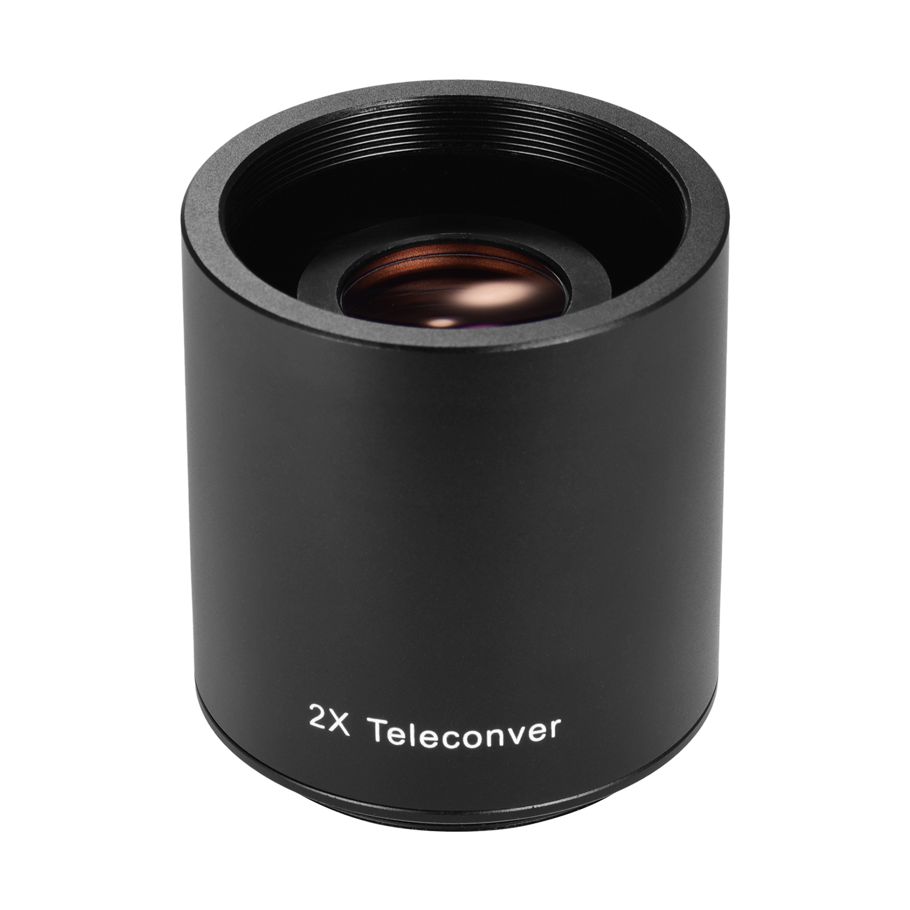 2X Teleconverter Lens Manual Focus Converter Lens for 650-1300mm 500mm 420-800mm Camera T-mount Lenses