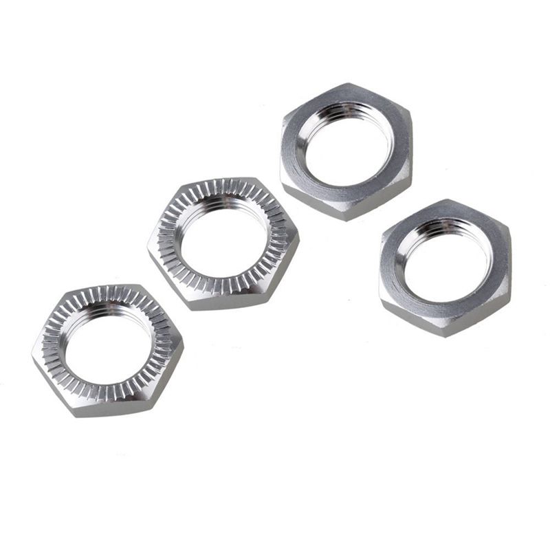 17mm Upgrade Wheel Hex Hub Nut Cover N10177 for RC1:8 Model Car,Silver