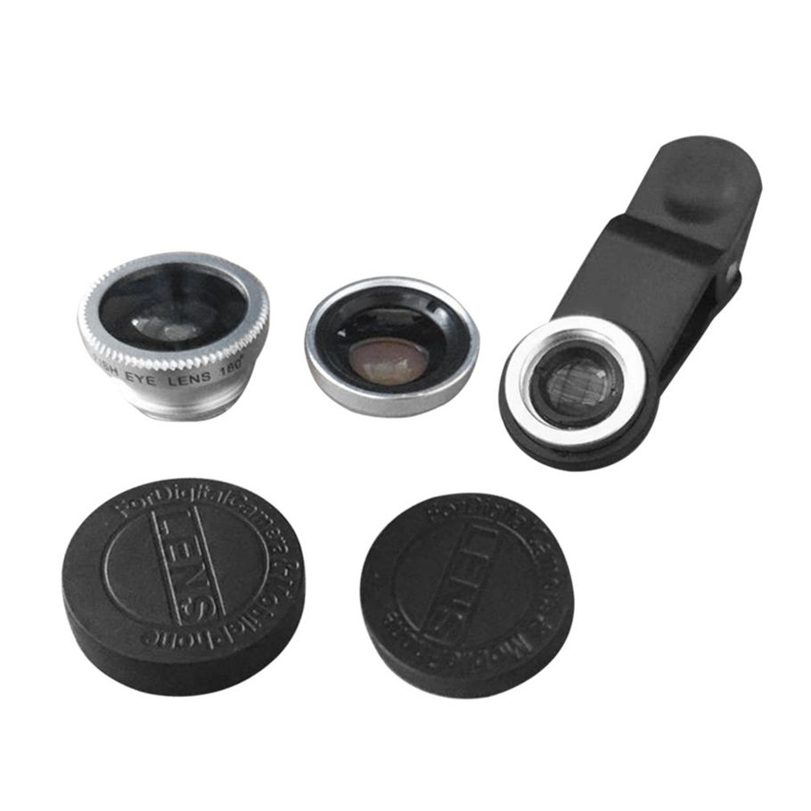 4-In-1 Multifunctional Phone Lens Kit Fashion High-Grade Aluminum Alloy Transform Phone Into Professional Camera Phone