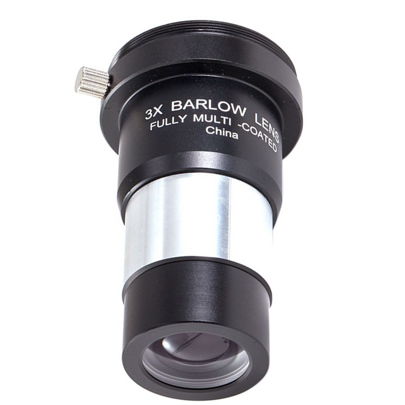 JAERBEE 1.25 Inch 3X Barlow Lens Fully Multi-Coated Metal Body with M42 Thread for Standard Telescope Eyepiece
