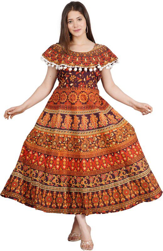 Women Maxi Multicolor Dress