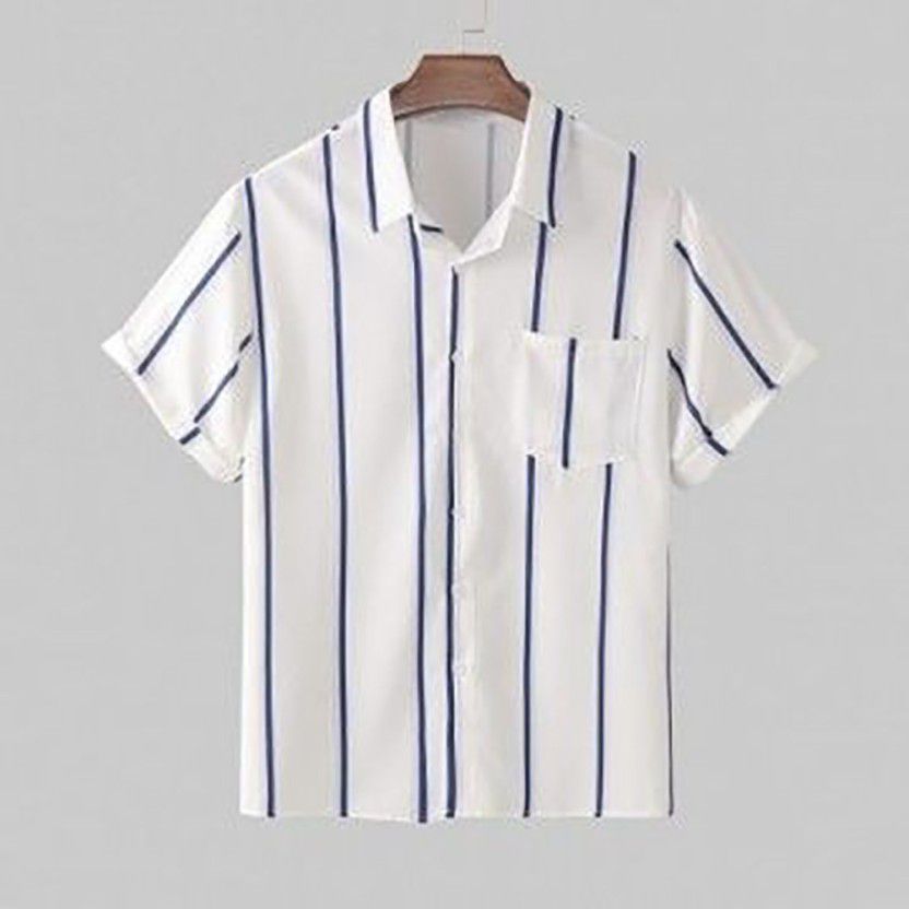 Unstitched Cotton Blend Shirt Fabric Striped