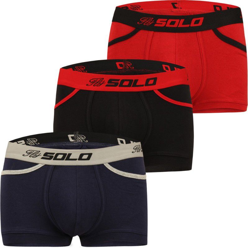 Neo-Tech Fabric Ultra Soft Comfy Breathable Cotton Stretch Boxer Short Trunk with Contrast Pocket Men Trunks