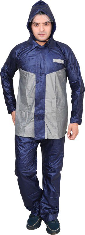 Self Design Men Raincoat
