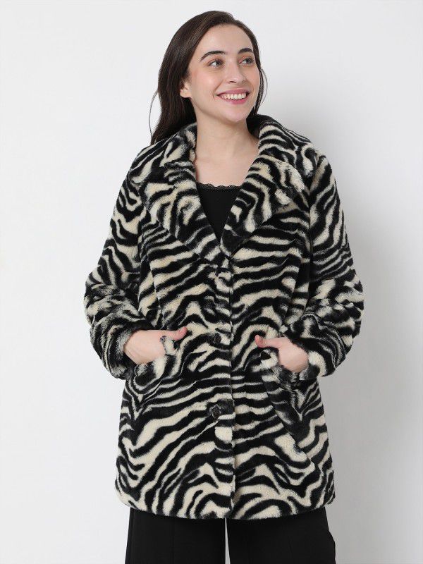 Polyester Printed Coat For Women